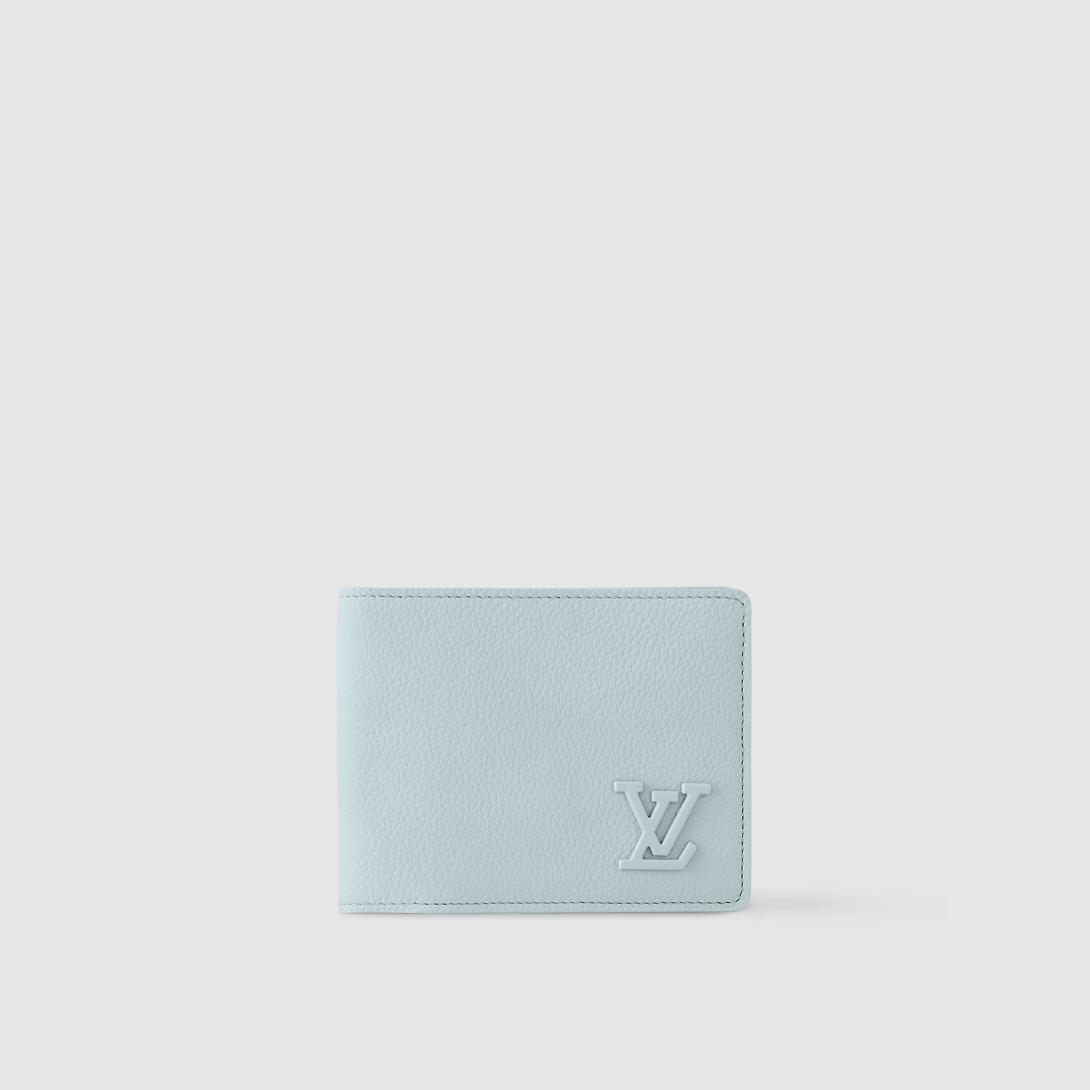 Ví Louis Vuitton Multiple Wallet Lv Aerogram Nam Xanh Dương Nhạt